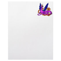 Asian Dragon & Vines Letterhead Design