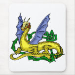 Asian Dragon & Vines Mouse Pads