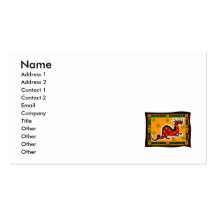 Asian Dragon with Background Business Card
