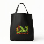 Asian Dragon With Frame Canvas Bag