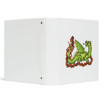 Asian Dragon With Frame Binder