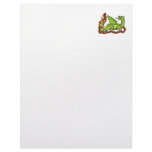 Asian Dragon With Frame Custom Letterhead