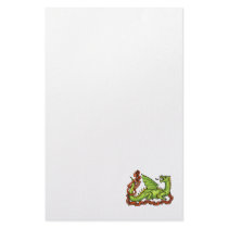 Asian Dragon With Frame Customized Stationery