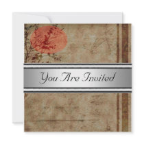 Asian Feel Birthday Party Invitation