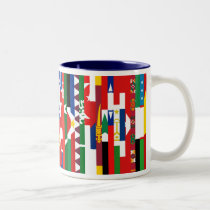 Asian Flags Mug mugs