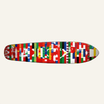 Asian Flags Skateboard skateboards