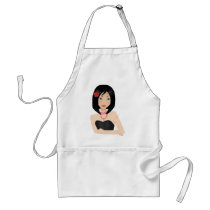 Asian Girl aprons