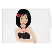 Asian Girl cards by Melisende Asian Girl cards