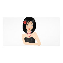 Asian Girl photo cards by Melisende Asian Girl photo cards