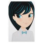 Asian girl customized stationery