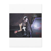 Asian Goth Girl postcards