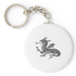 Asian Gray Dragon Keychains