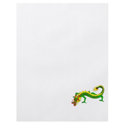 Asian Green Angry Dragon Flyers by dragons_lair