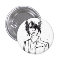 Asian Guy Art Button buttons