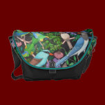Asian Jungle Birds Rickshaw Messenger Bag messenger bags