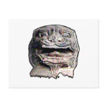 Asian Lion Head transp o 2 The MUSEUM Zazzle Gifts Post Card