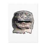 Asian Lion Head transp o 2 The MUSEUM Zazzle Gifts Post Cards