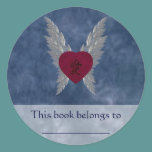 Asian Love Bookplate stickers