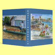 Asian Market Paintings Binder
