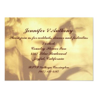 Asian Motif Wedding Reception 5x7 Paper Invitation Card