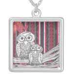 Asian Owls necklace
