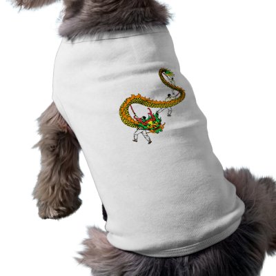 Asian Parade Dragon Doggie Tshirt by dragons_lair