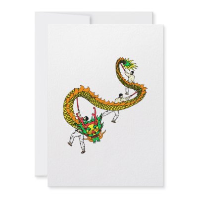 Asian Parade Dragon Invitations by dragons_lair