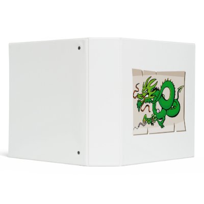 Asian Parchment dragon Binders by dragons_lair