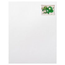 Asian Parchment dragon Letterhead