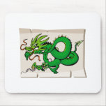 Asian Parchment dragon Mousepad
