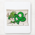 Asian Parchment dragon Mousepad