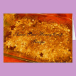 Asian Pear Honey Crisp Recipe Card cards