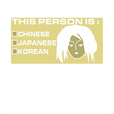 ASIAN PEOPLE RACE QUIZ SHIRTS by Sofia_Youshi