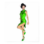 Asian Pin-Up Girl Poster