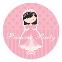 Asian Princess Party Sticker