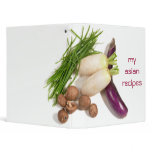 asian recipe book binders