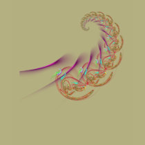 asian spiral t-shirts