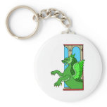 Asian Statue Dragon Keychains
