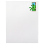 Asian Statue Dragon Custom Letterhead