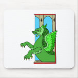 Asian Statue Dragon Mouse Pad