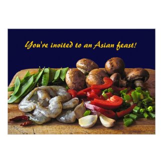 Asian Stir Fry Invitation