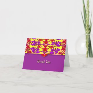 Asian Thank You Cards card