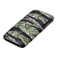 Asian Tiger Stripe Camouflage iPhone 3 Covers