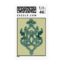 ASIAN TRIBAL TATTOO DESIGN BUDDHIST HINDU POSTAGE STAMP