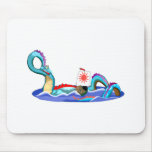 Asian Water Dragon Mouse Pads