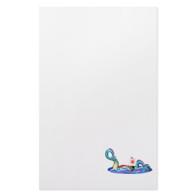 Asian Water Dragon Custom Stationery by dragons_lair