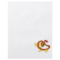 Asian Yellow Dragon Custom Flyer