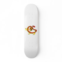 Asian Yellow Dragon Skate Decks