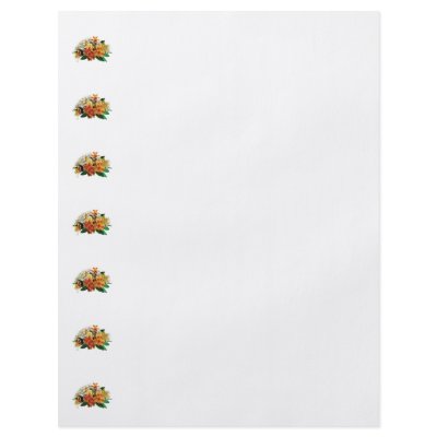 Asiatic Lilies and Stephanotis Personalized Flyer by SusanSavad