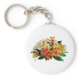 Asiatic Lilies and Stephanotis Key Chains